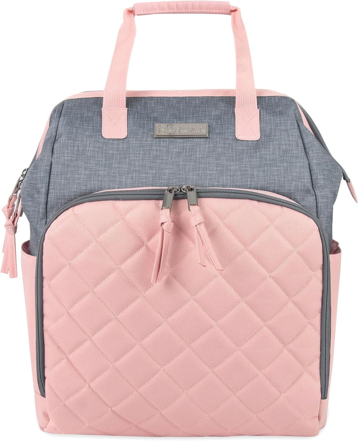 Baby Essentials Super Cooler Main Frame Diaper Backpack with Changing Pad, Stroller Straps, Insulated Bottle Compartment