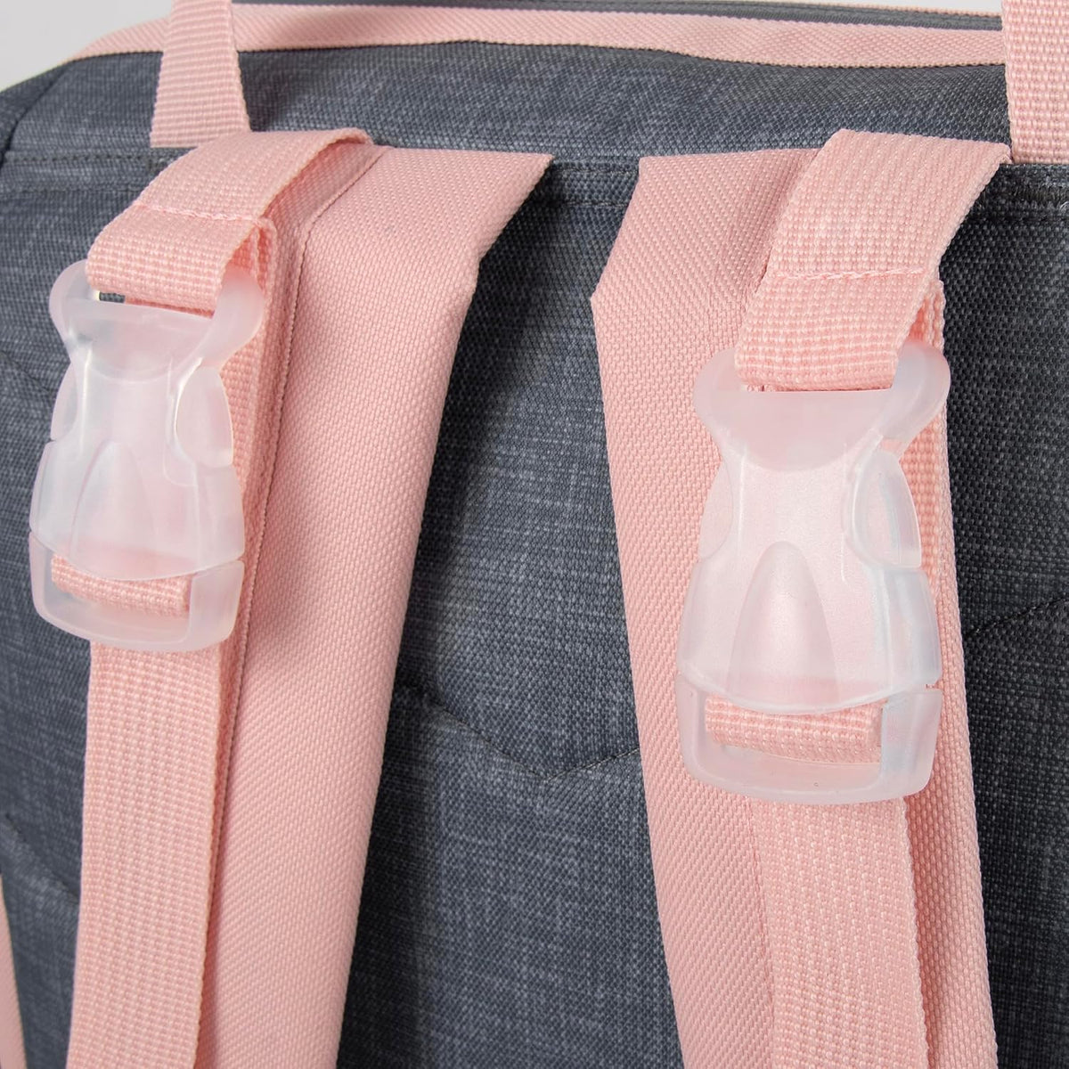 Baby Essentials Super Cooler Main Frame Diaper Backpack with Changing Pad, Stroller Straps, Insulated Bottle Compartment
