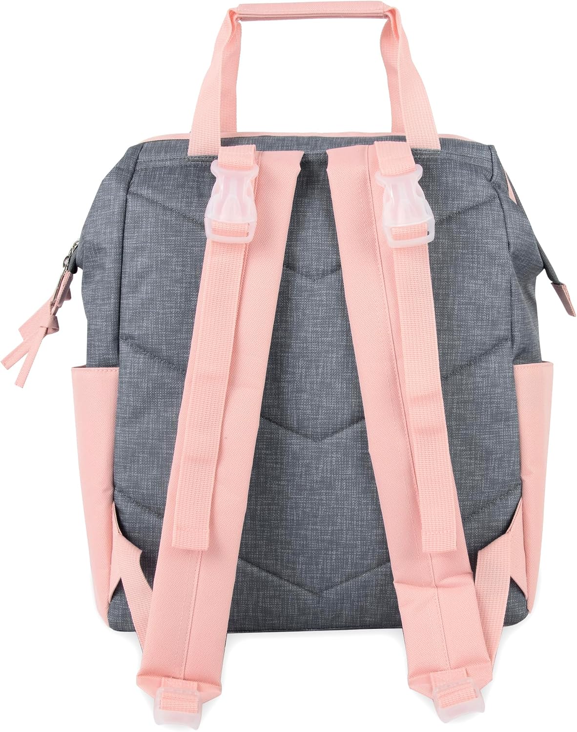 Baby Essentials Super Cooler Main Frame Diaper Backpack with Changing Pad, Stroller Straps, Insulated Bottle Compartment