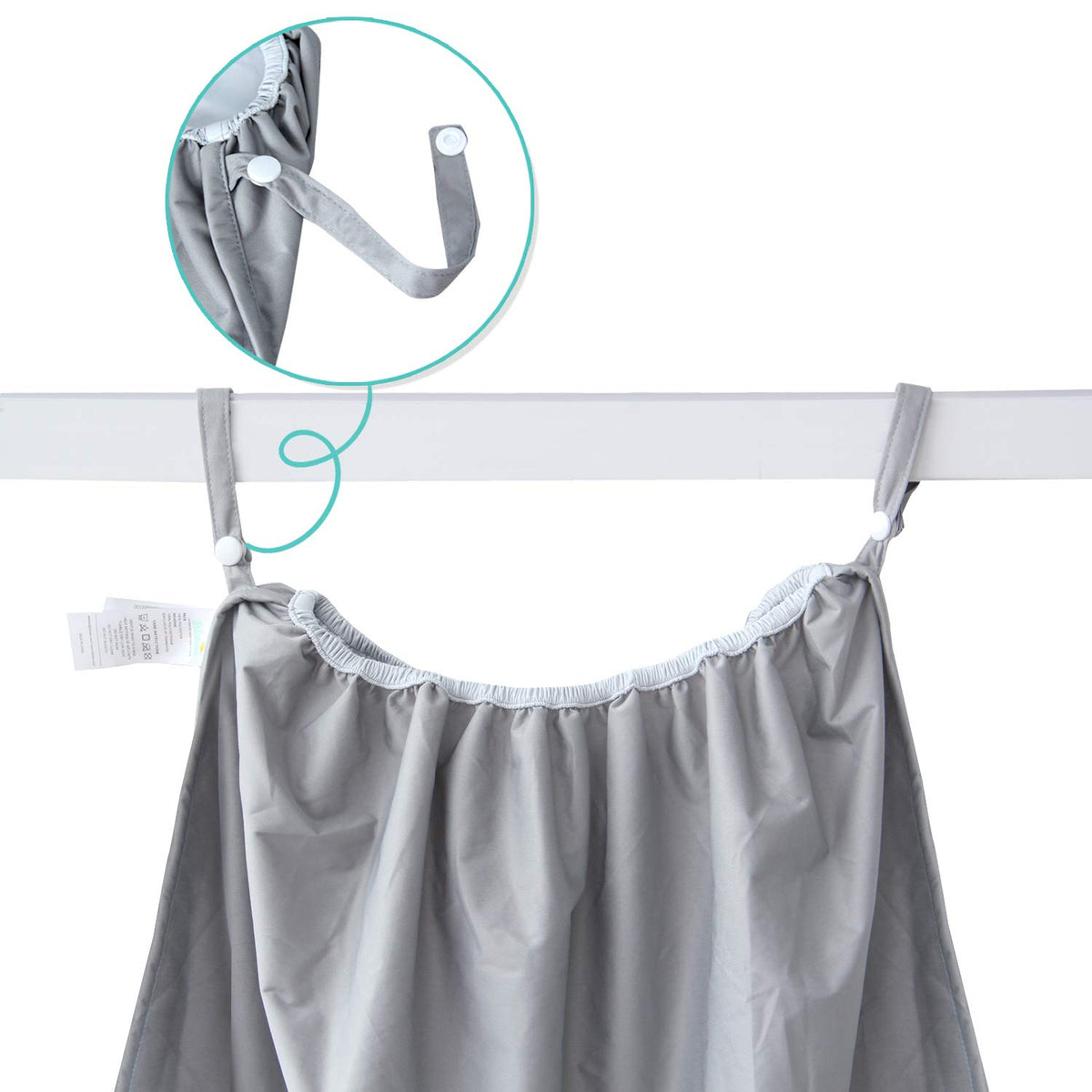 Biloban Reusable Diaper Pail Liner Bags 2 Pack for Ubbi Diaper Pail