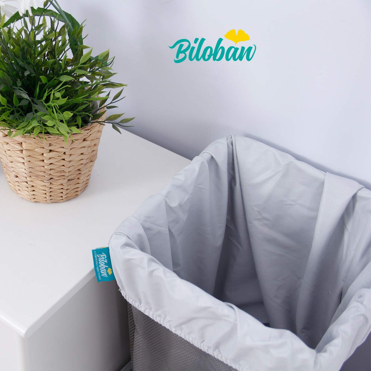 Biloban Reusable Diaper Pail Liner Bags 2 Pack for Ubbi Diaper Pail