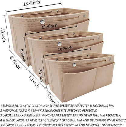 Purse Organizer Insert Multi Pocket Bag Organizer Shaper