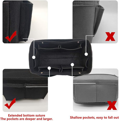 Purse Organizer Insert Multi Pocket Bag Organizer Shaper