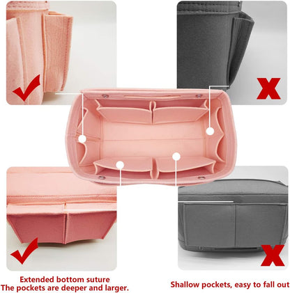 Purse Organizer Insert Multi Pocket Bag Organizer Shaper