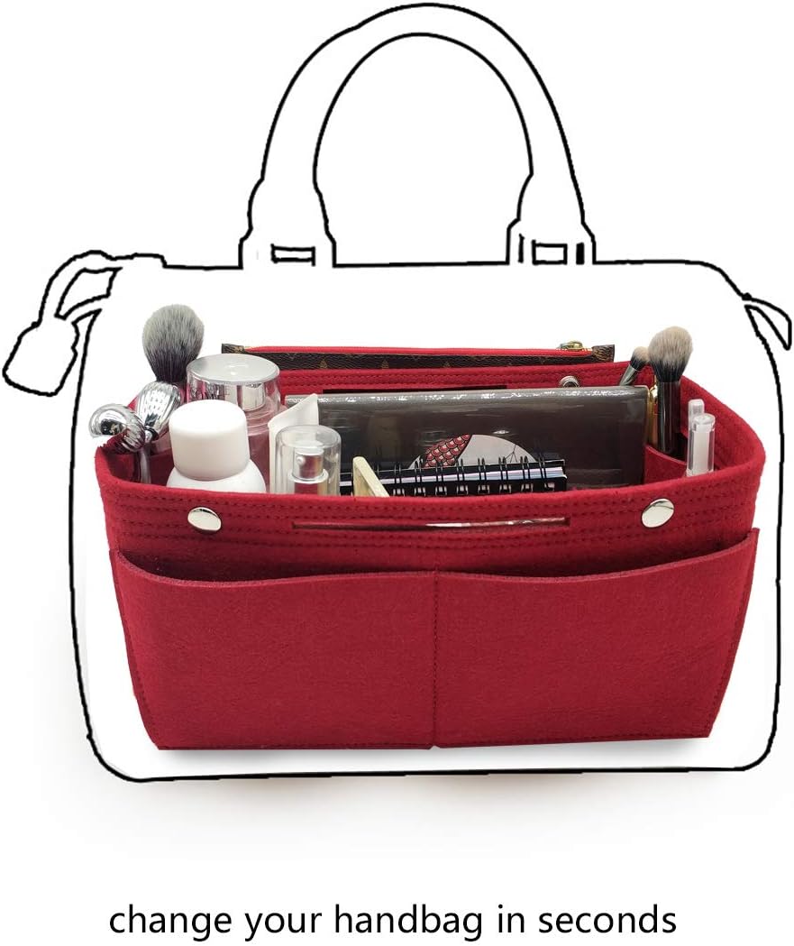 Purse Organizer Insert Multi Pocket Bag Organizer Shaper