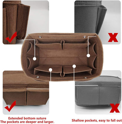 Purse Organizer Insert Multi Pocket Bag Organizer Shaper