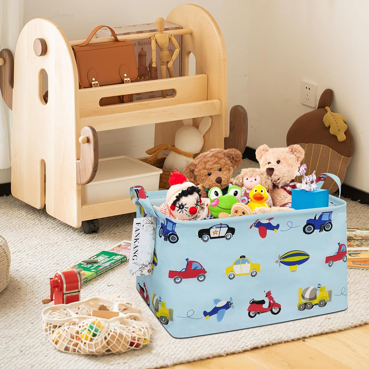 Rectangular Excavator Storage Bin Nursery Hamper