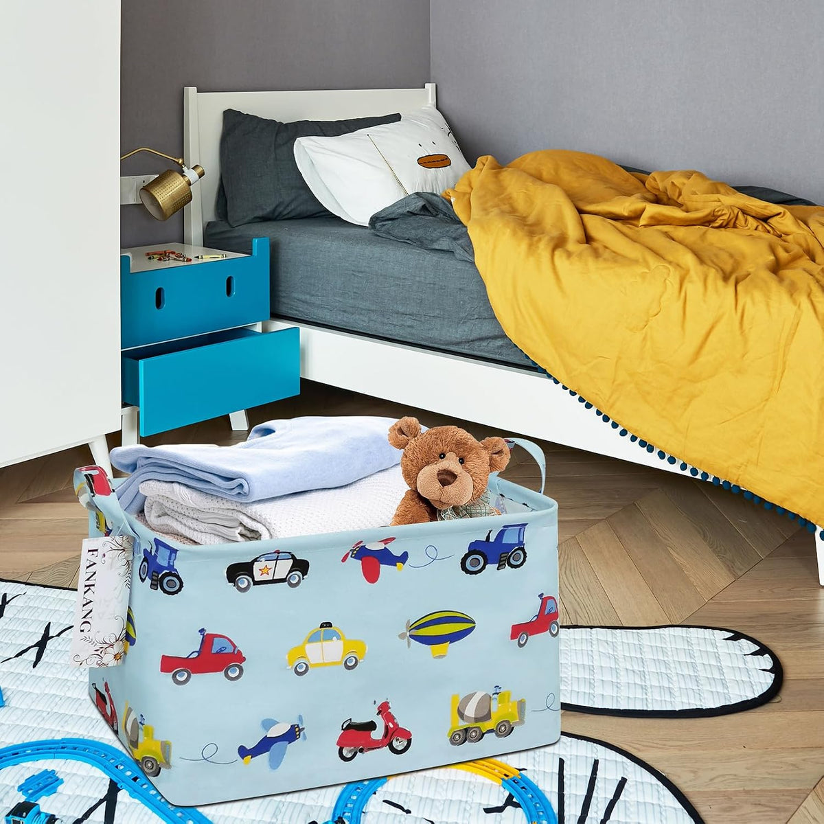 Rectangular Excavator Storage Bin Nursery Hamper