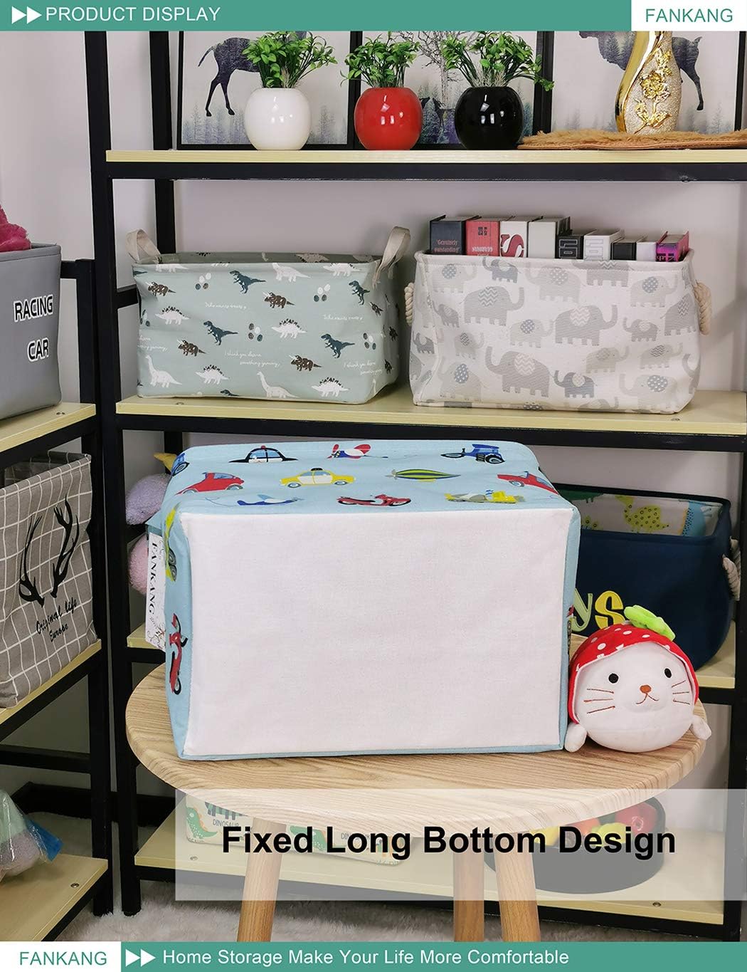 Rectangular Excavator Storage Bin Nursery Hamper
