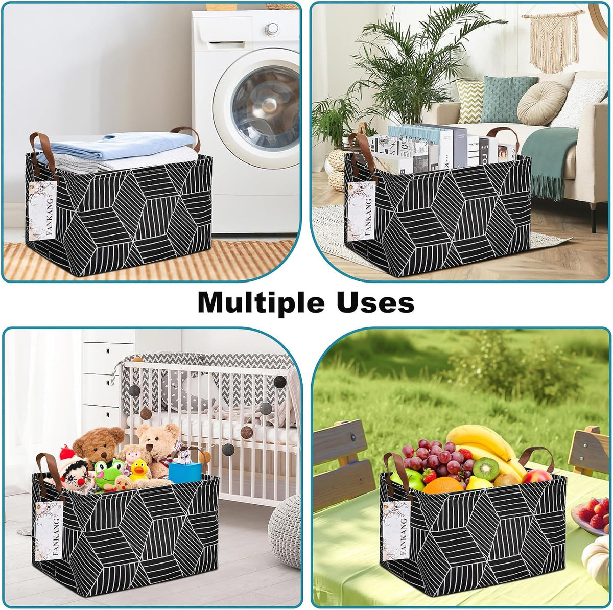 Rectangular Excavator Storage Bin Nursery Hamper