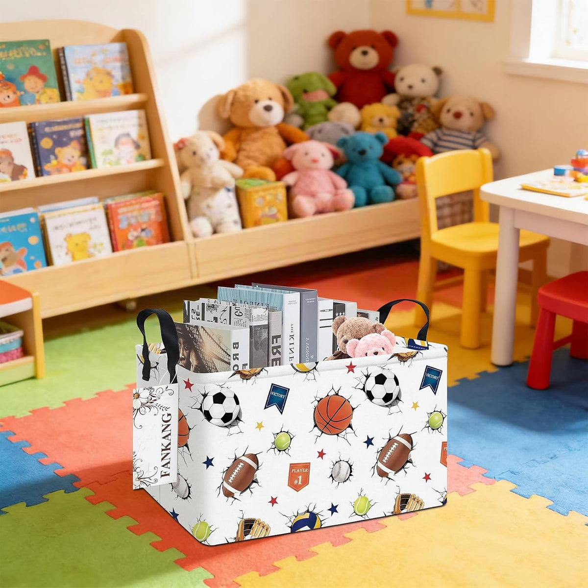 Rectangular Excavator Storage Bin Nursery Hamper
