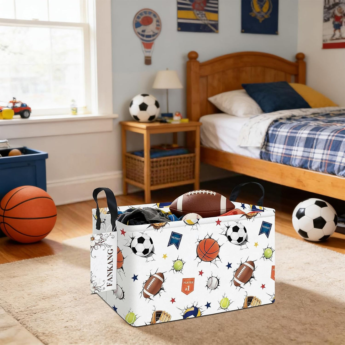 Rectangular Excavator Storage Bin Nursery Hamper