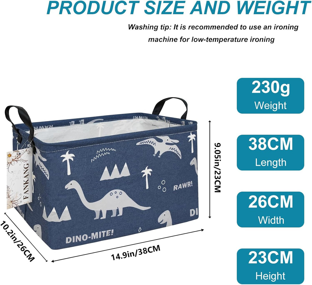 Rectangular Excavator Storage Bin Nursery Hamper