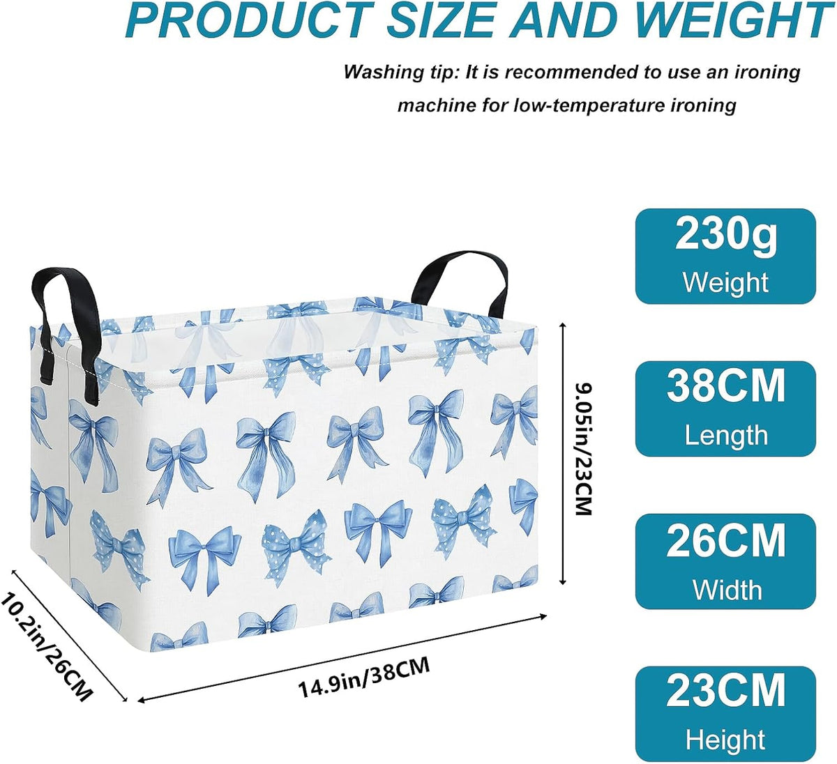 Rectangular Excavator Storage Bin Nursery Hamper