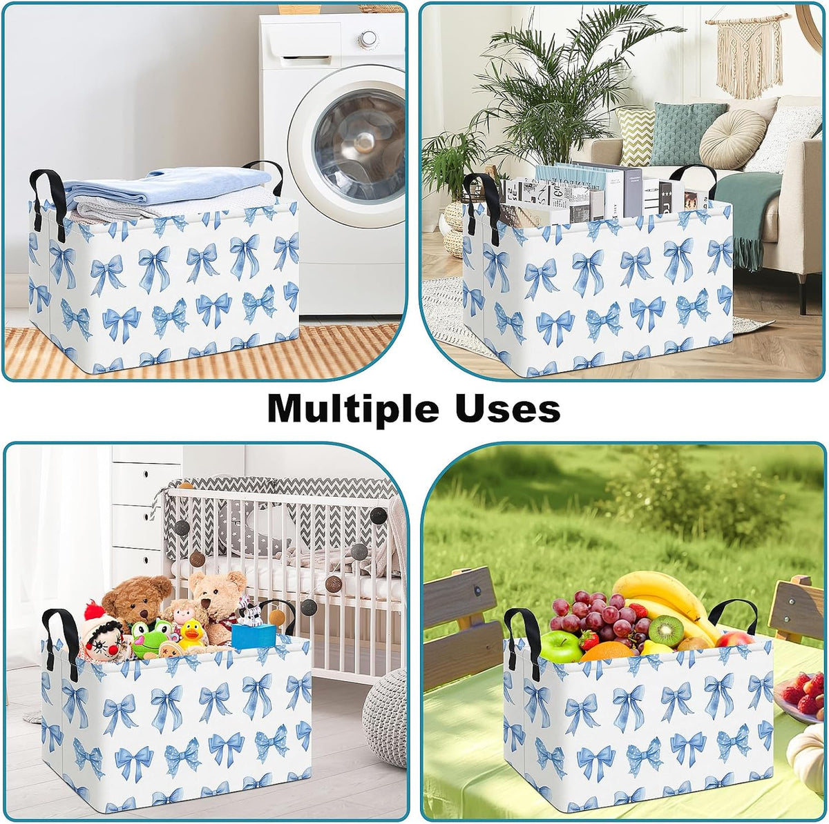 Rectangular Excavator Storage Bin Nursery Hamper