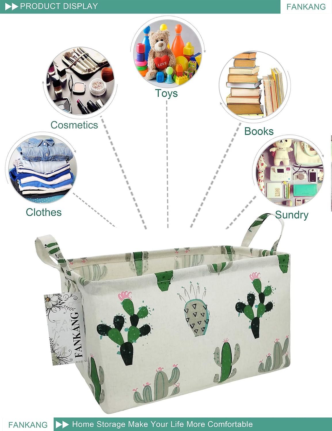 Rectangular Excavator Storage Bin Nursery Hamper