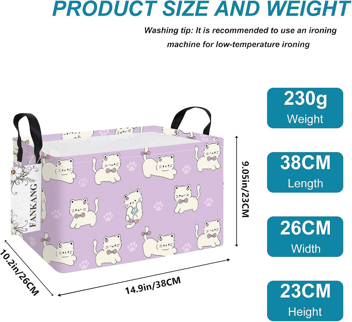 Rectangular Excavator Storage Bin Nursery Hamper