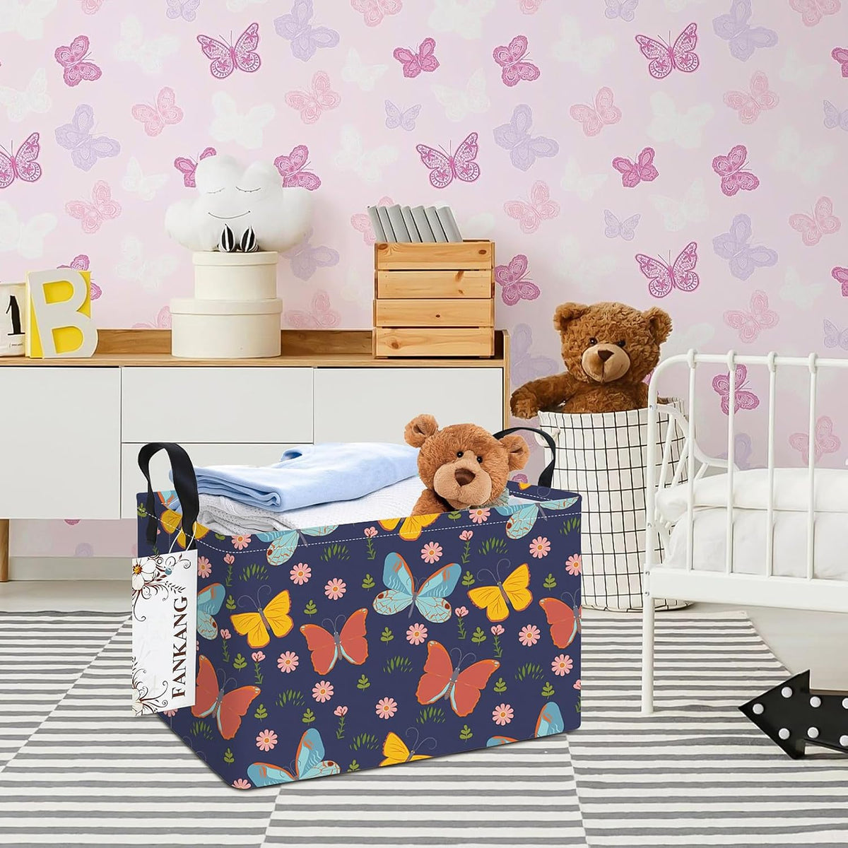 Rectangular Excavator Storage Bin Nursery Hamper