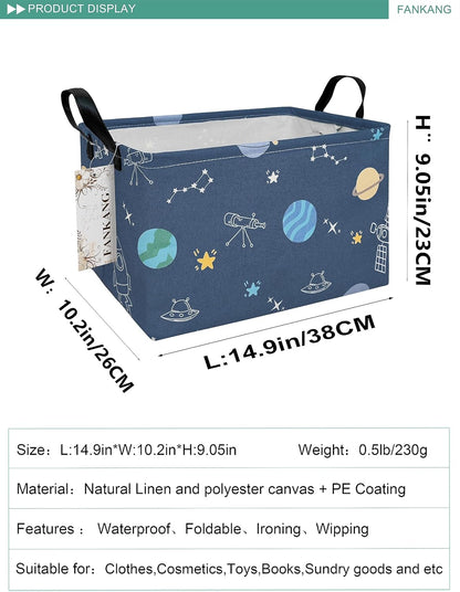 Rectangular Excavator Storage Bin Nursery Hamper