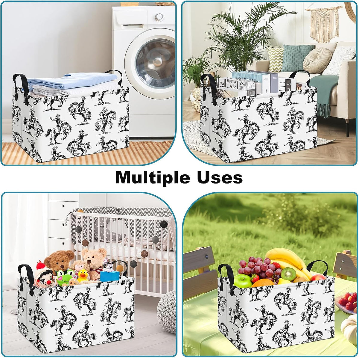 Rectangular Excavator Storage Bin Nursery Hamper
