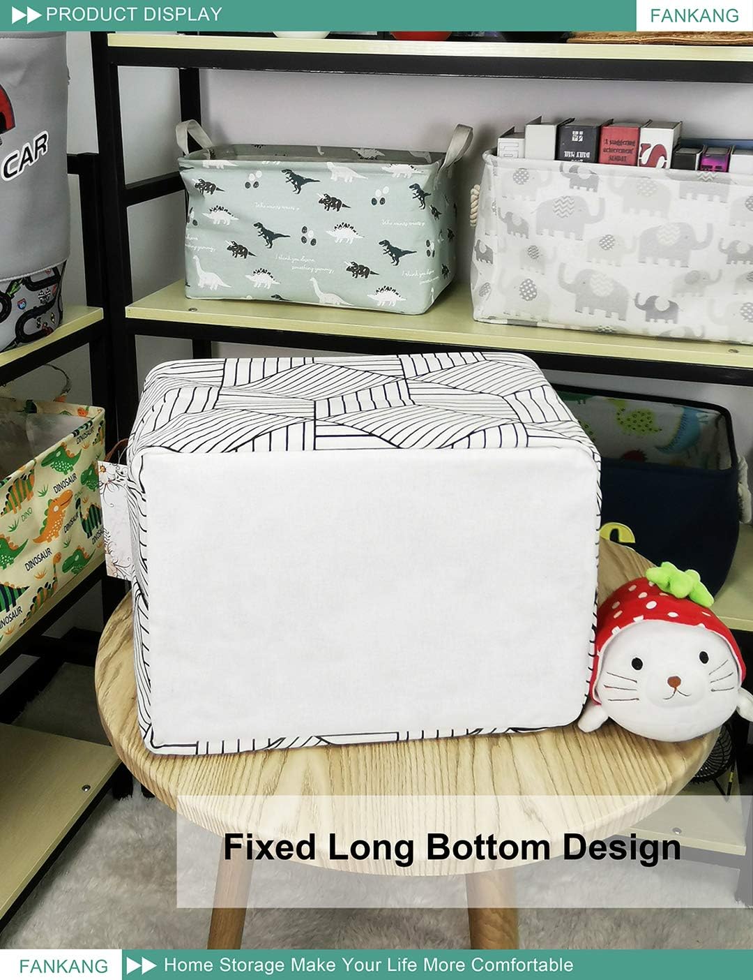 Rectangular Excavator Storage Bin Nursery Hamper