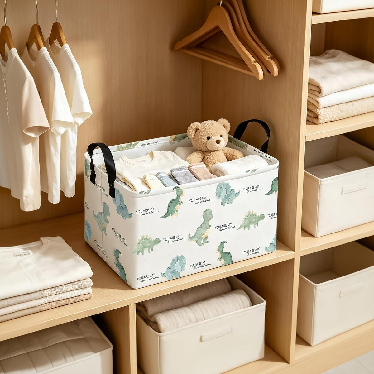 Rectangular Excavator Storage Bin Nursery Hamper