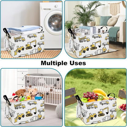 Rectangular Excavator Storage Bin Nursery Hamper