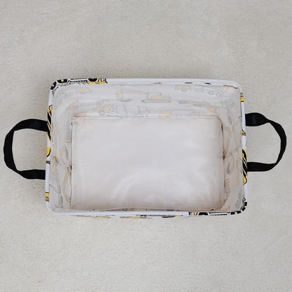 Rectangular Excavator Storage Bin Nursery Hamper