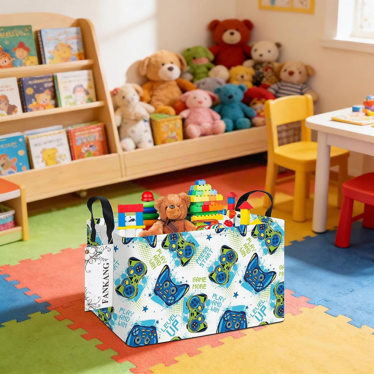 Rectangular Excavator Storage Bin Nursery Hamper