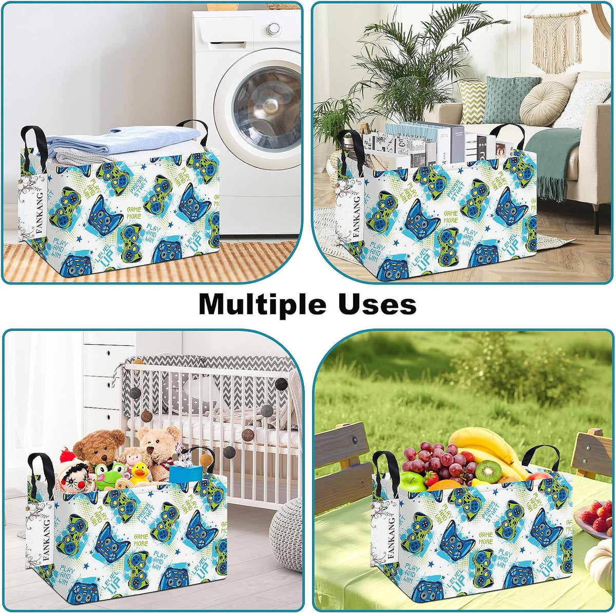 Rectangular Excavator Storage Bin Nursery Hamper