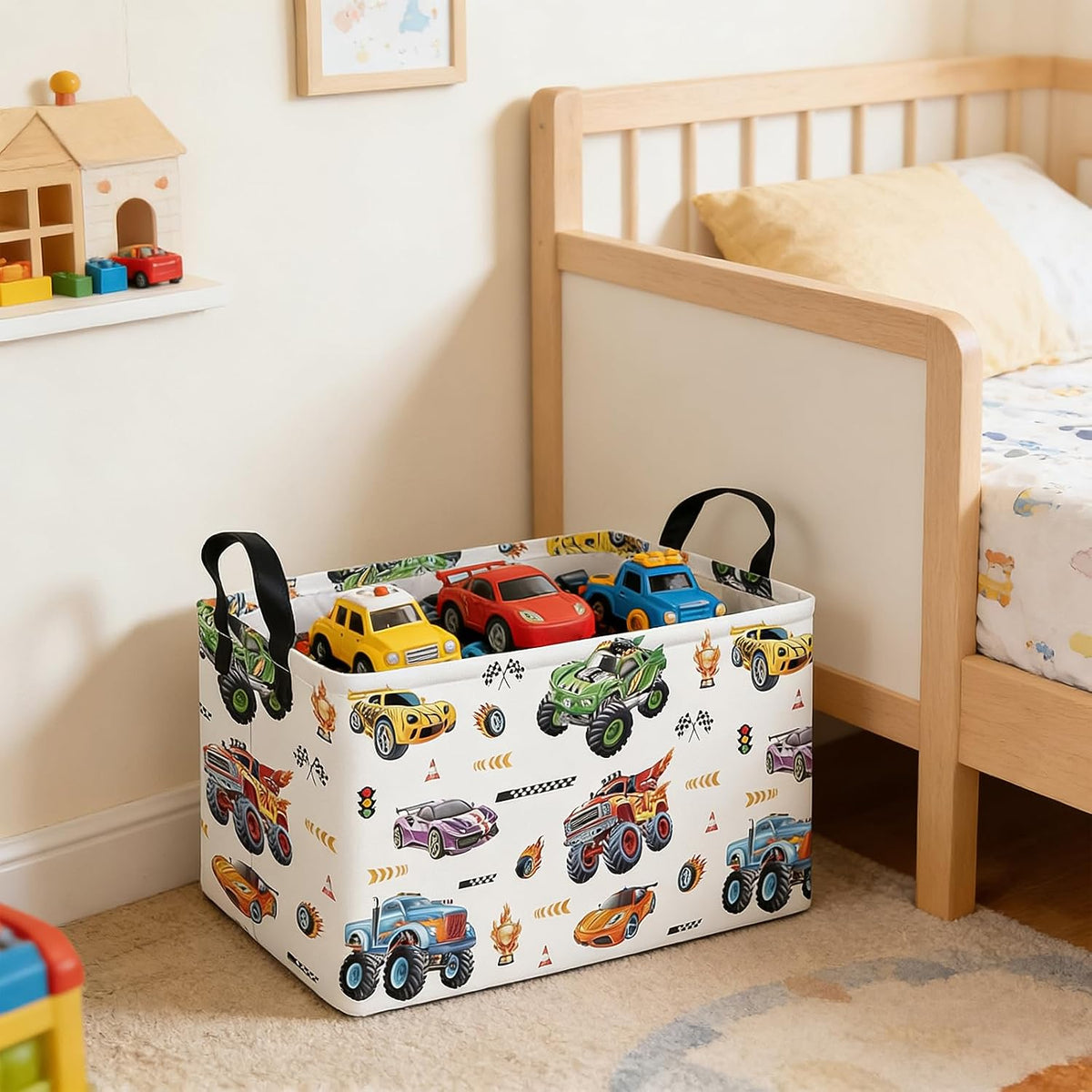 Rectangular Excavator Storage Bin Nursery Hamper
