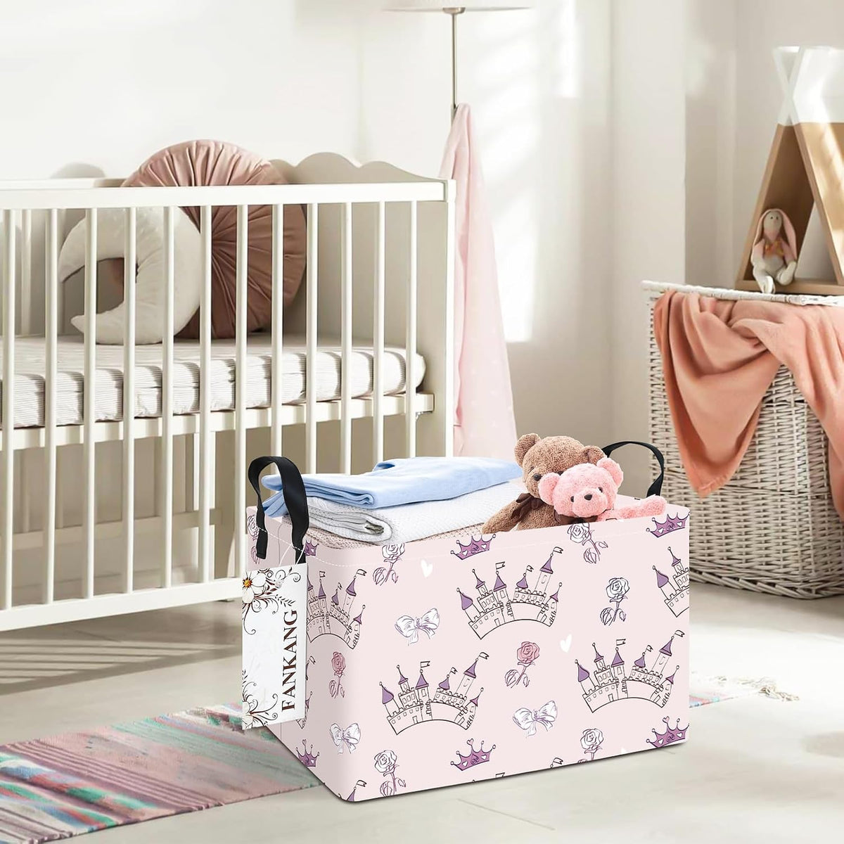 Rectangular Excavator Storage Bin Nursery Hamper