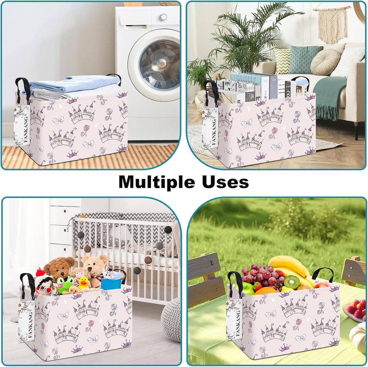 Rectangular Excavator Storage Bin Nursery Hamper