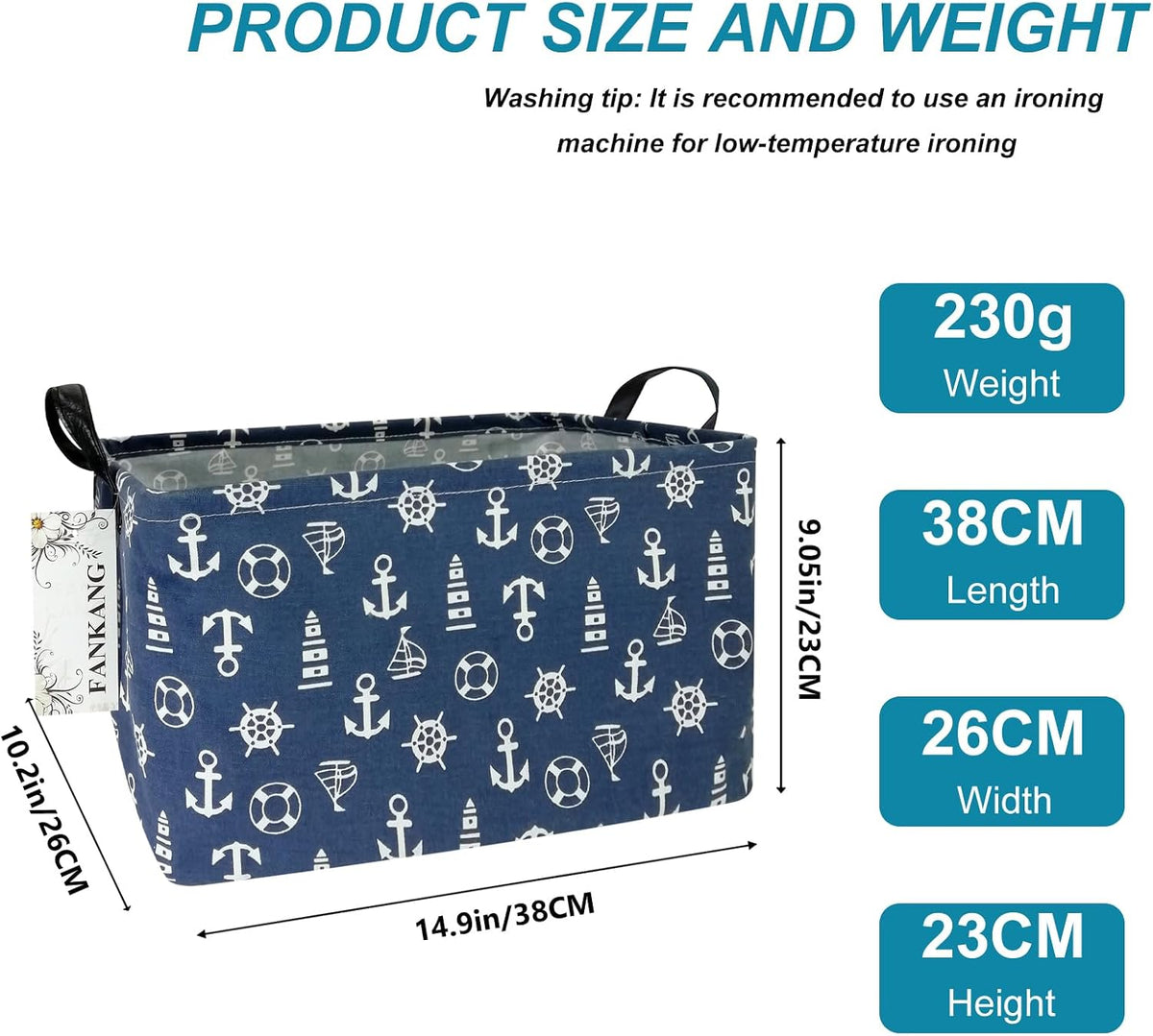 Rectangular Excavator Storage Bin Nursery Hamper
