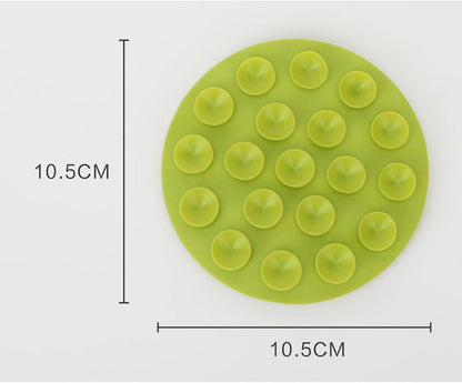 3X Anti Slip Suction Cup Coaster Pad Heatproof Tableware Mat for Bowl Bottle Cup