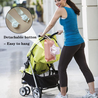 Baby Wipe Dispenser, Portable Baby Wipe Holder Refillable Wet Wipes Container for outdoor Reusable Travel Baby Wipes Case Wet Wipe Pouch Wipe Holder Keeps Fresh Wet for Travel Camping hiking