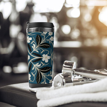 13oz Insulated Travel Coffee Mug Reusable Coffee Cup Water Bottle | Colorful Prints Travel Mug with Leak Proof Lid Double Wall Stainless Steel Coffee Tumbler Personalized Gift