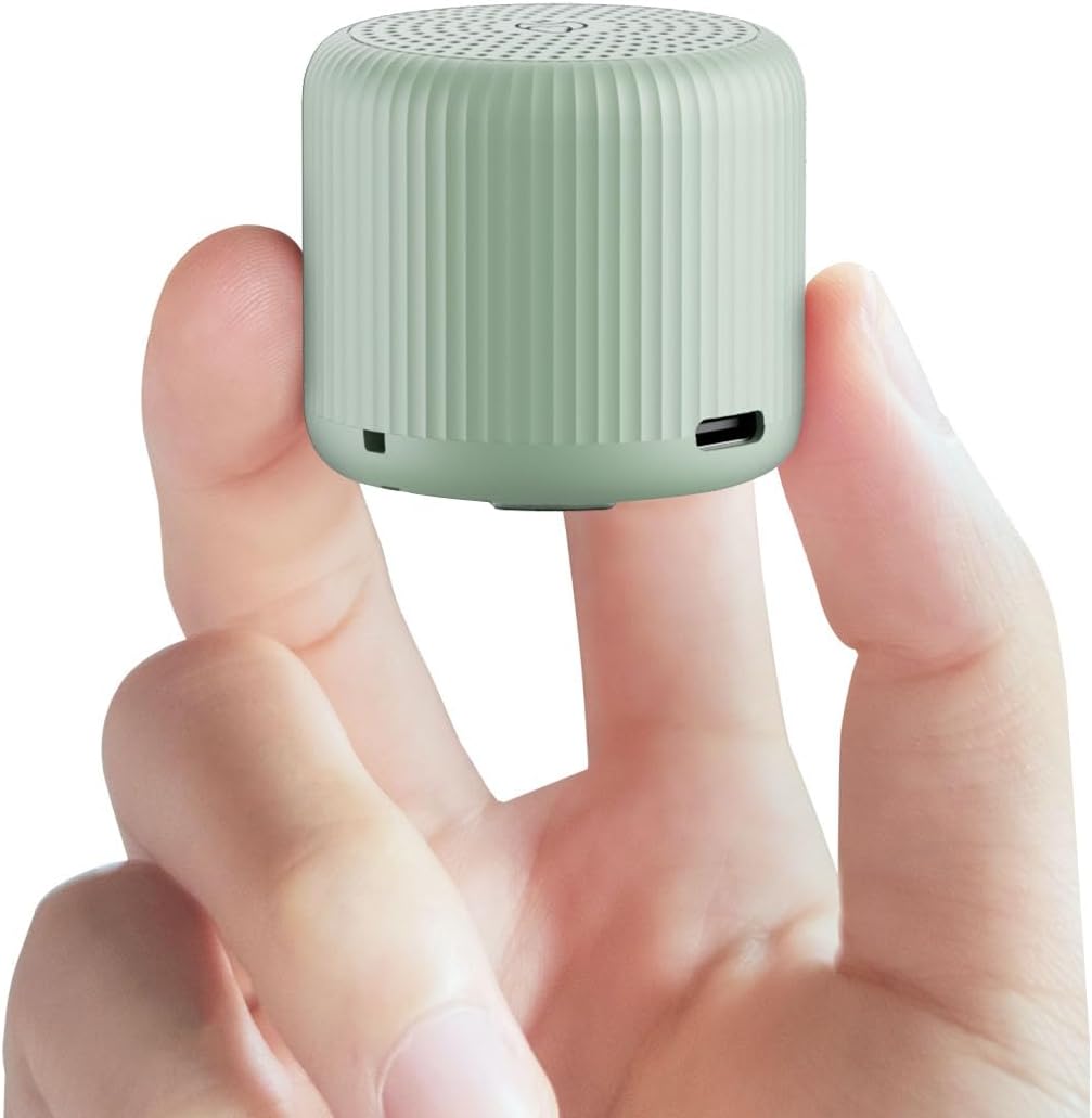 Portable Sound Machine for Baby Adults, Travel Sound Machine,15 Non-Looping Sound Timer and Memory Play, Mini White Noise Machine for Sleeping Office Privacy Travel Gift