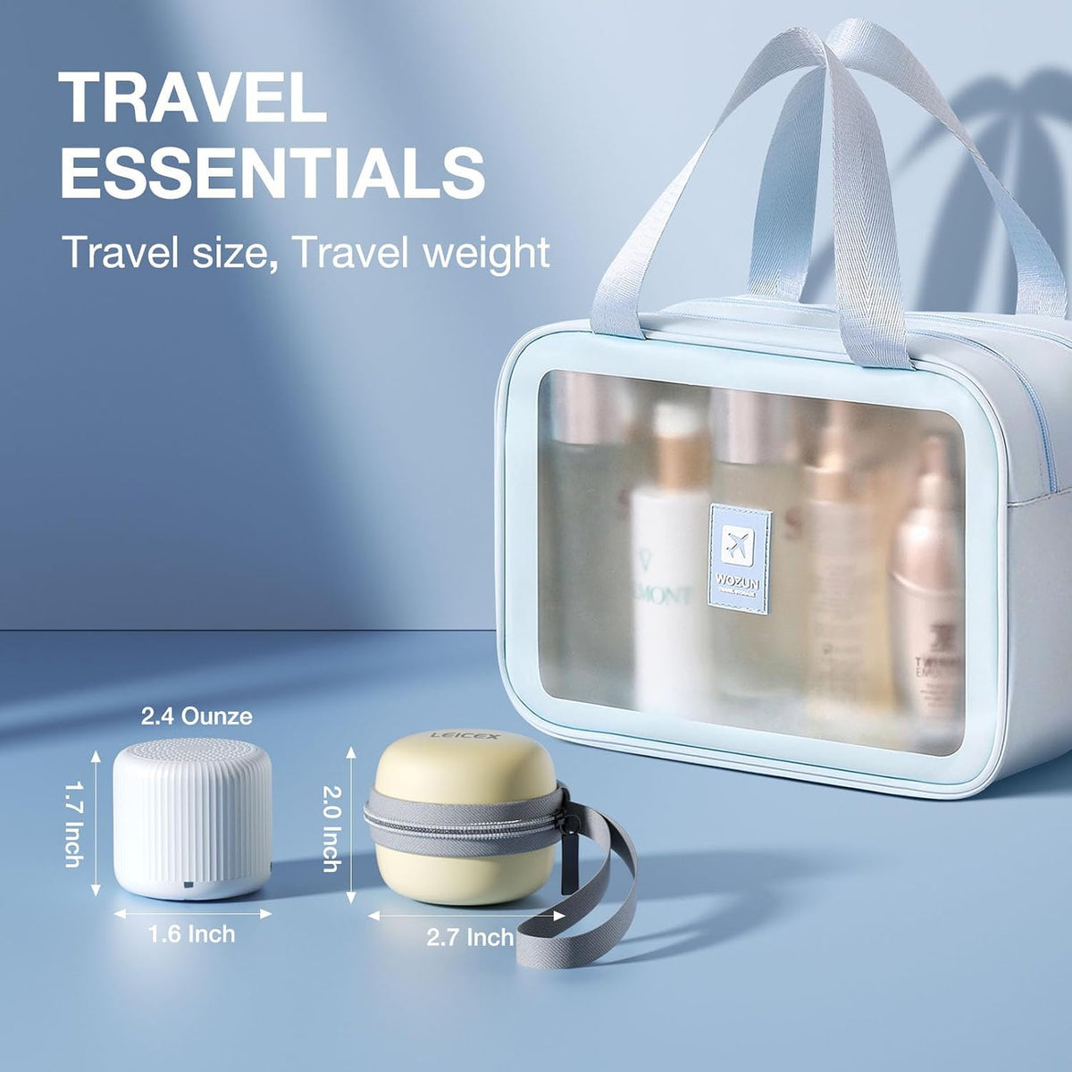 Portable Sound Machine for Baby Adults, Travel Sound Machine,15 Non-Looping Sound Timer and Memory Play, Mini White Noise Machine for Sleeping Office Privacy Travel Gift