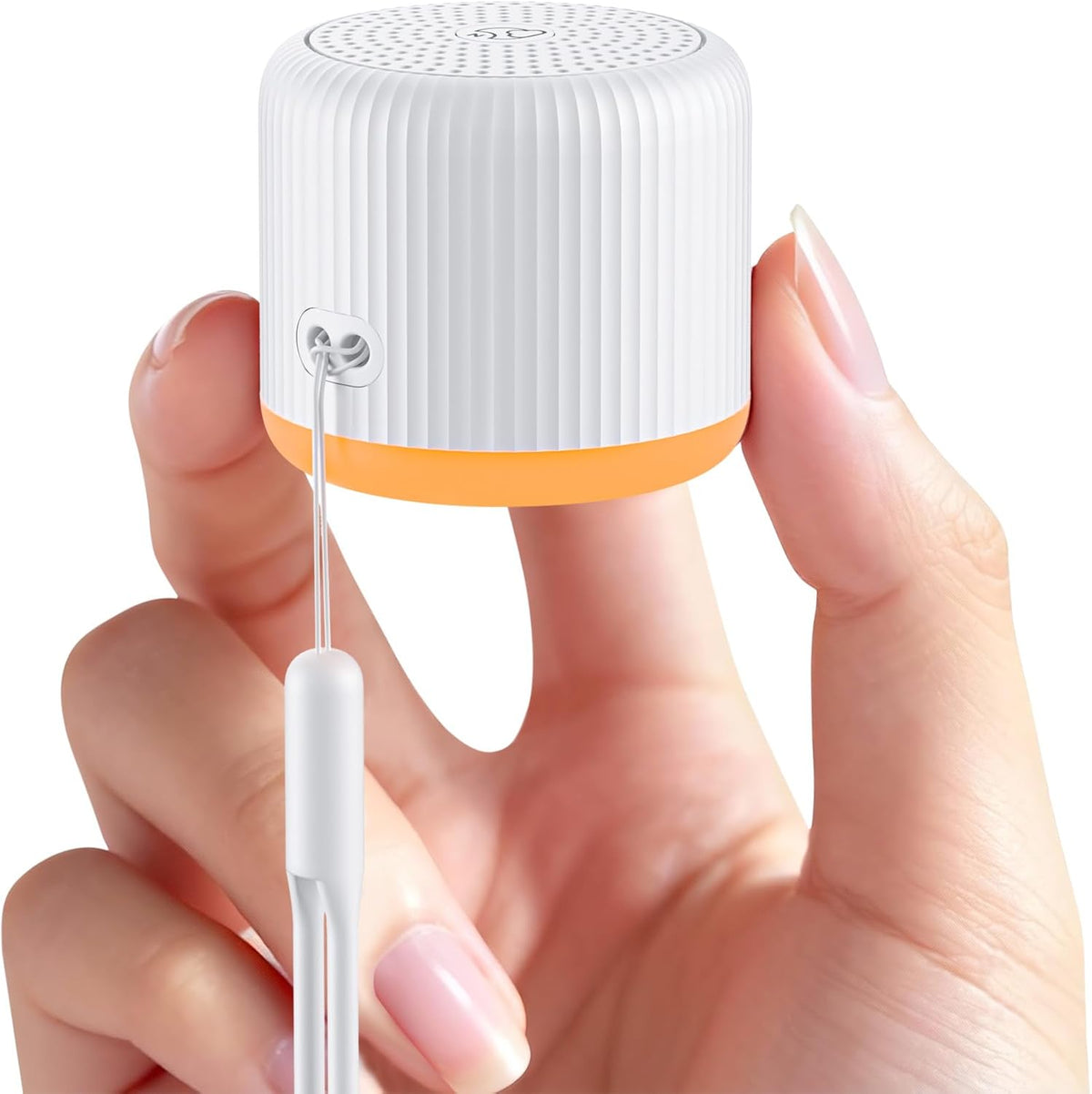 Portable Sound Machine for Baby Adults, Travel Sound Machine,15 Non-Looping Sound Timer and Memory Play, Mini White Noise Machine for Sleeping Office Privacy Travel Gift