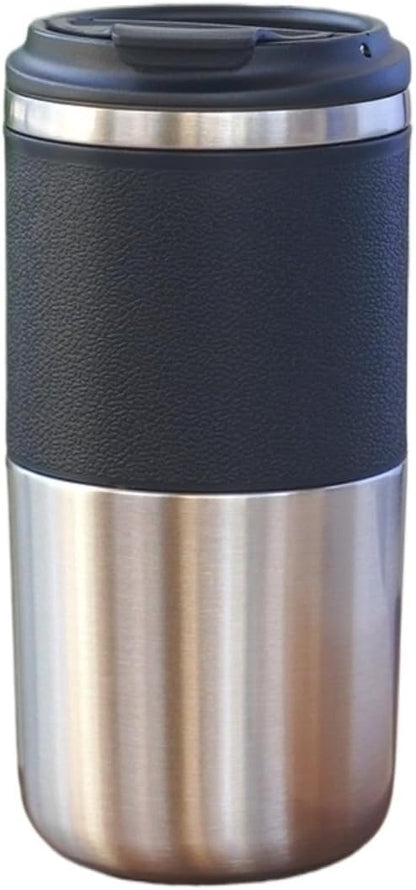Insulated Travel Mug, Vacuum Double Wall Stainless Steel Coffee Cup with Wide Mouth and Leak Proof Lid, Stainless Steel Tumbler for Office Work Commute (Green,Large)