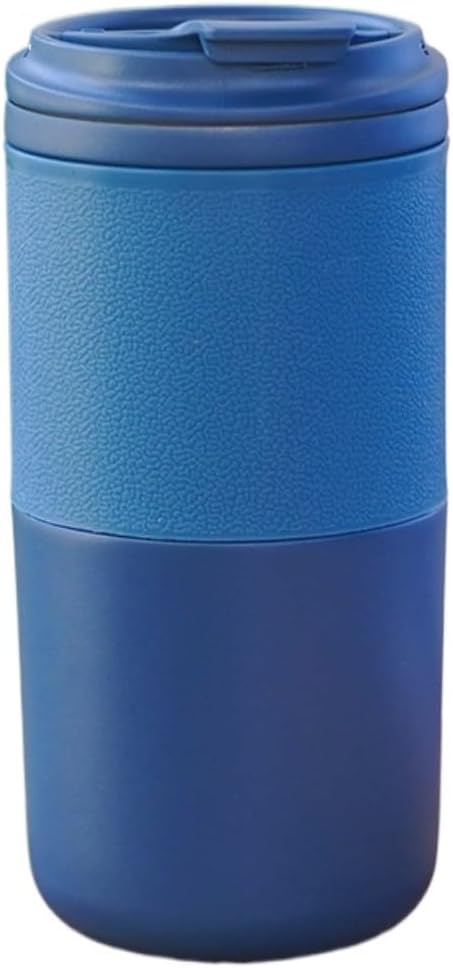 Insulated Travel Mug, Vacuum Double Wall Stainless Steel Coffee Cup with Wide Mouth and Leak Proof Lid, Stainless Steel Tumbler for Office Work Commute (Green,Large)