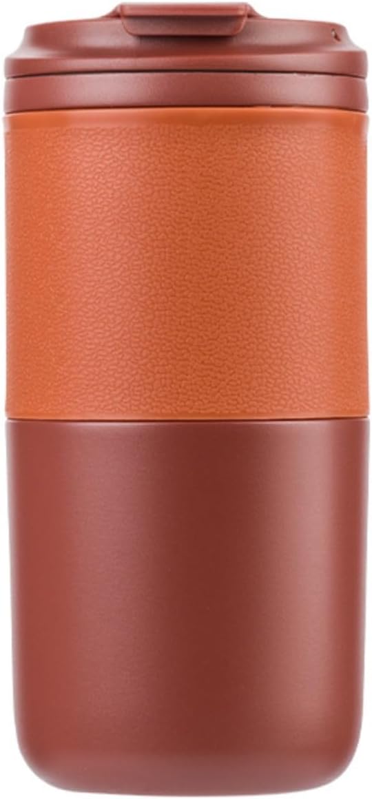Insulated Travel Mug, Vacuum Double Wall Stainless Steel Coffee Cup with Wide Mouth and Leak Proof Lid, Stainless Steel Tumbler for Office Work Commute (Green,Large)