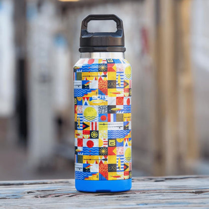 MAGNEBottle 36oz Insulated Water Bottle | Magnetic Base | 36oz insulated bottle with MAGNEPOD™ magnetic base for all-day use