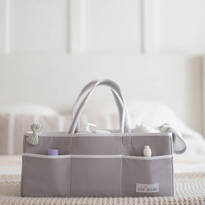 Extra Large Diaper Caddy - Bundle of 2 - Caddy Organizers for Baby Diapers, Wipes or Essentials