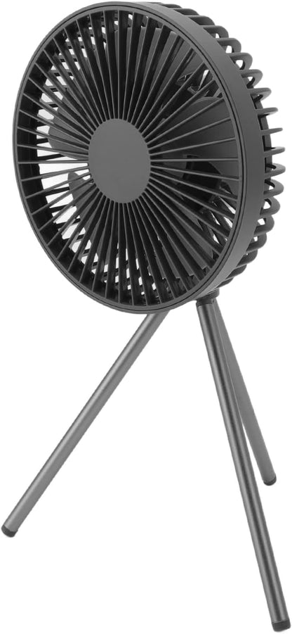 Portable Stroller Fan with Flexible Tripod, Rechargeable Baby Fan with Timing Function, Silent Brushless Motor, USB Output for Outdoor Travel, Gray (Grey)