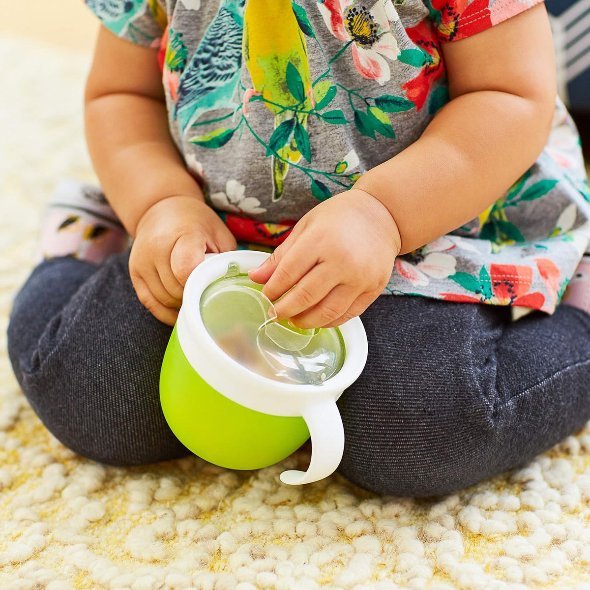 Snack Catcher Toddler Snack Cups, No Spil, Containers, Pink/Purple