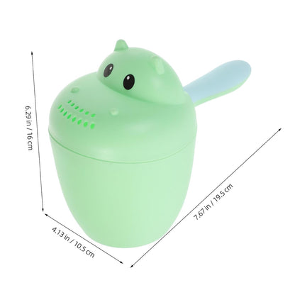 Baby Bath Rinse Cup for Newborns Large Shampoo Rinser Waterfall Design Safe Plastic for Gentle Rinsing During Bath Time