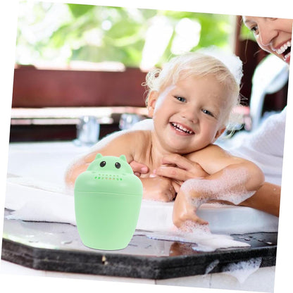Baby Bath Rinse Cup for Newborns Large Shampoo Rinser Waterfall Design Safe Plastic for Gentle Rinsing During Bath Time