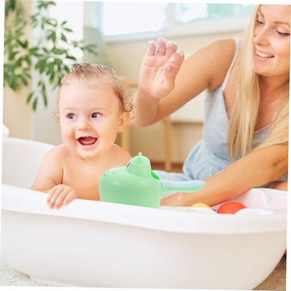 Baby Bath Rinse Cup for Newborns Large Shampoo Rinser Waterfall Design Safe Plastic for Gentle Rinsing During Bath Time